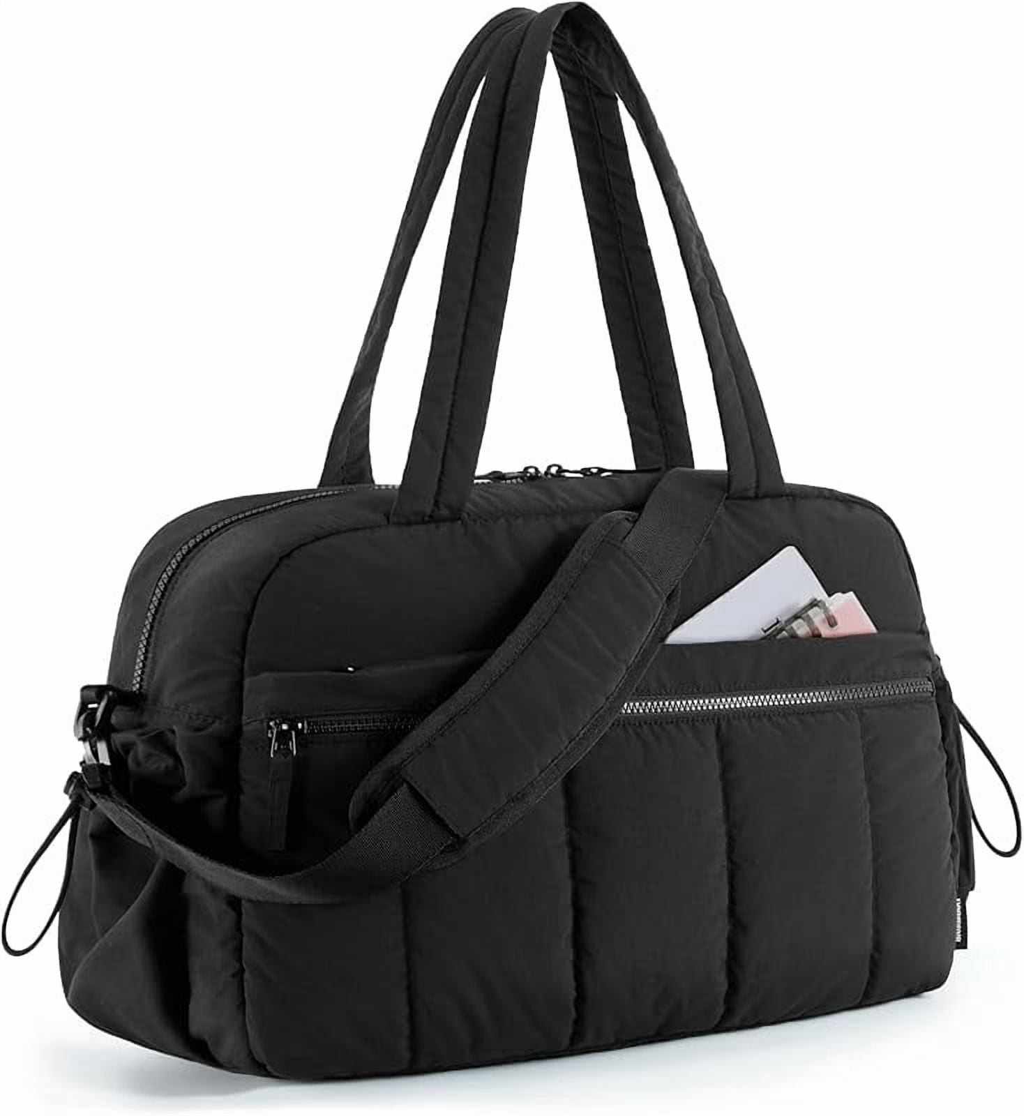 Gym Bag for Women, Duffle Bag for Travel with Wet Pocket, Lightweight Carry on Weekender Duffel, Water Resistant