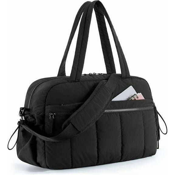 Gym Bag for Women, Duffle Bag for Travel with Wet Pocket, Lightweight Carry on Weekender Duffel, Water Resistant