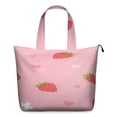 thumbnail image 1 of Gym Bag for Women,Travel Duffel Bag Airplane Duffel Strawberry Large Gym Tote Bag for Short Trips, 1 of 5