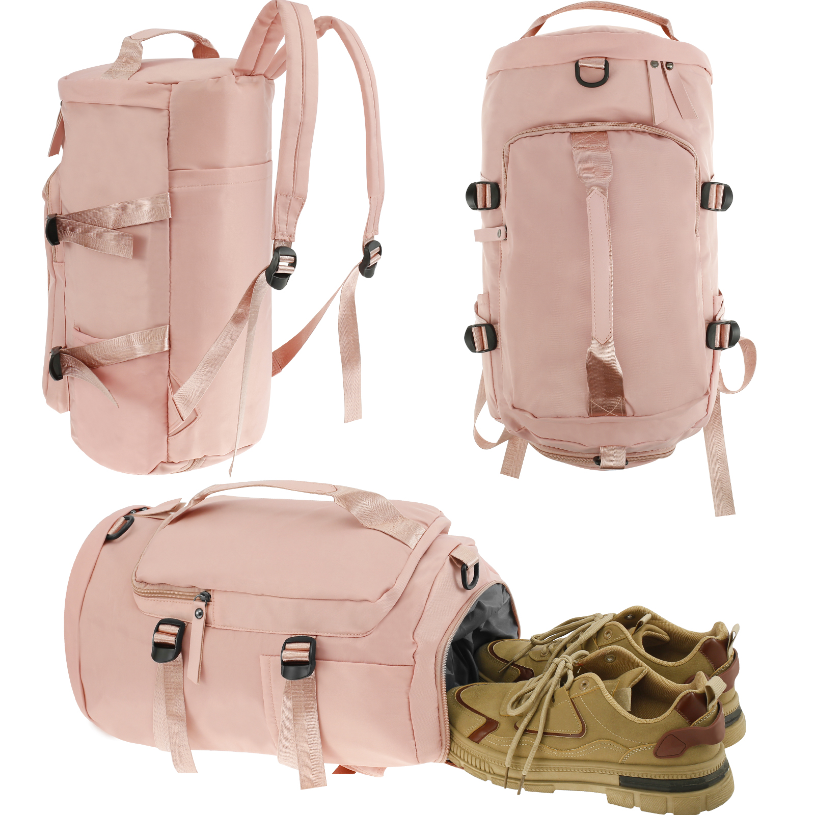 Gym Bag for Women Workout Gym Backpack with Shoe Compartment Sports