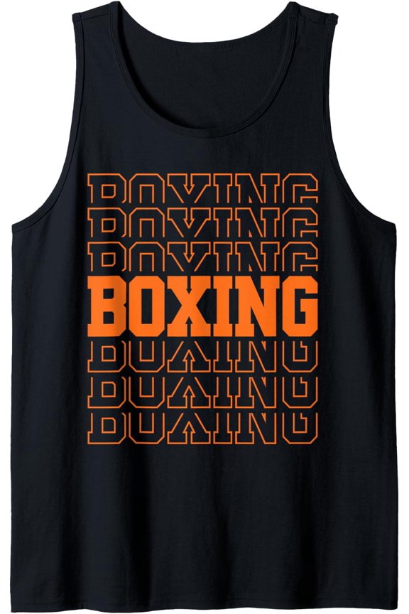 Gym Boxer Love Design Boxing Lover Training Youth Box Player Tank Top Size S-3XL