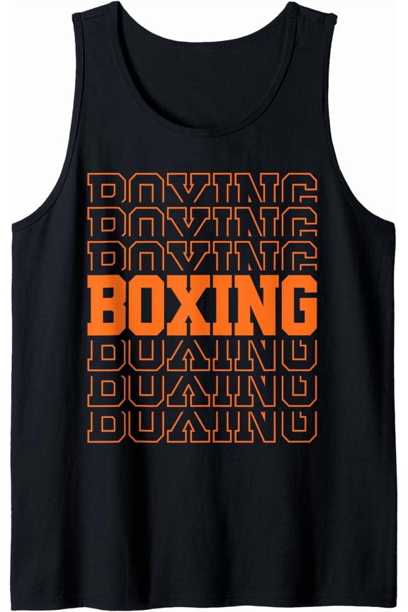 Gym Boxer Love Design Boxing Lover Training Youth Box Player Tank Top Size S-3XL