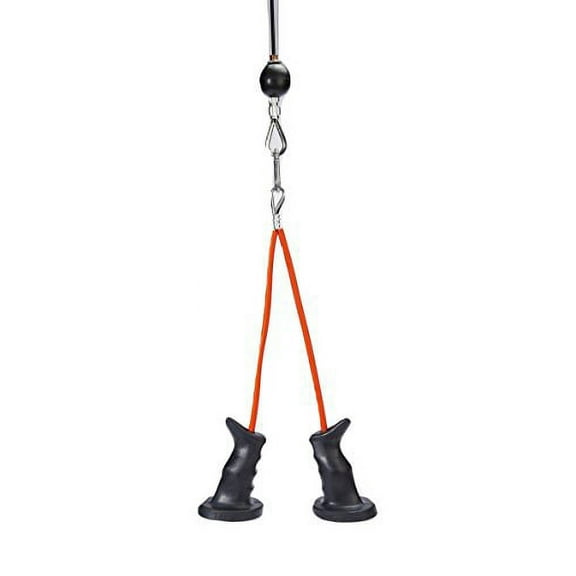 Gym Cable Attachment Pack for Triceps Extensions & Cable Push Downs