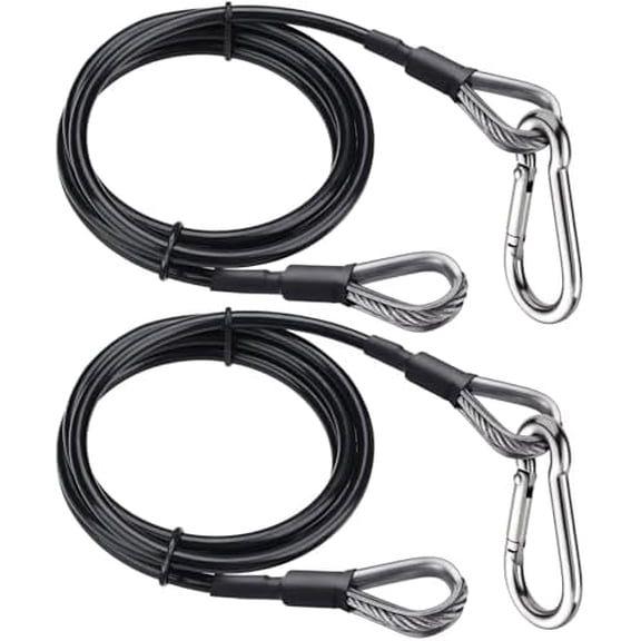 Gym Cable Extension, Fitness Extension Rope Attachment Compatible with Home Gym Accessories Thick 0.2", Replacement Gym Cable Machine Extension for LAT/Tricep Pull Down, Leg Extensions Machine