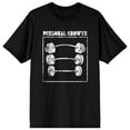 thumbnail image 1 of Gym Culture Barbell Weights Personal Growth Black Graphic Tee-XL, 1 of 4