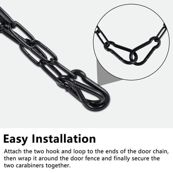 Gym Fitness Cable Extension Chain,Stainless Steel Cable Extension Chain,Stainless Steel Exercise Cable Machine Extension,Pulldown Bar Extension Attacment for Home Gym