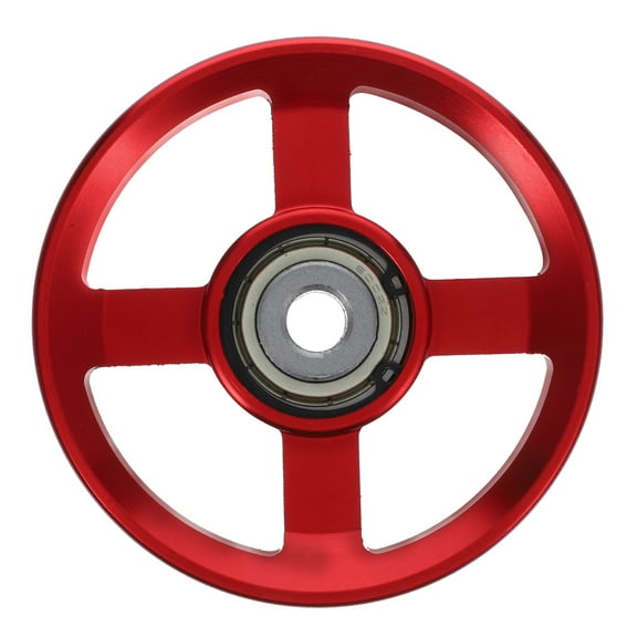 TOYMYTOY Cable Pulley Attachments Gym Red Simple Design Aluminum Pulley 1Pcs