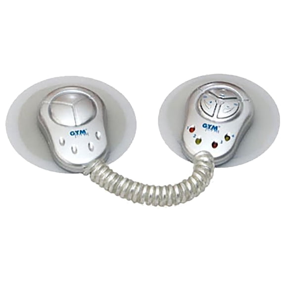 Gym Form - Duo Electronic Muscle Strength Toner - Wireless System 6 Programs Unisex - Silver