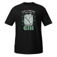 thumbnail image 1 of Gym? I thought You Said Gin Lovers Sarcastic Gym Rat Novelty T-Shirt (Black, S), 1 of 1
