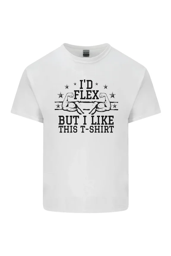 Gym Id Flex but I Like This Funny T-Shirt
