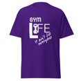 thumbnail image 1 of Gym Life Ain't For Everyone Tee for Motivation Workout classic tee (Purple, 2XL), 1 of 2