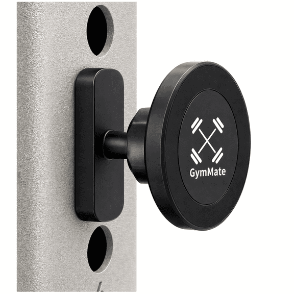 Gym Mate Pro-Grade Magnetic Gym Phone Holder for Racks & Machines, MagSafe Compatible