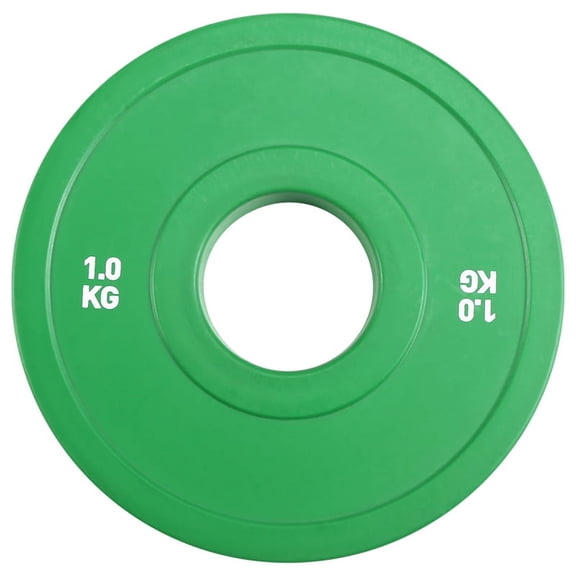 Gym Micro-Type Plates Dumbbell Weight Plate Rubber Fractional Weight Plates Add-on Aperture 50.4mm 1.0KG