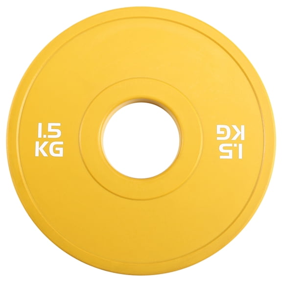 Gym Micro-Type Plates Dumbbell Weight Plate Rubber Fractional Weight Plates Add-on Aperture 50.4mm 1.5KG