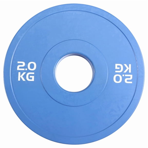 Gym Micro-Type Plates Dumbbell Weight Plate Rubber Fractional Weight Plates Add-on Aperture 50.4mm 2.0KG,1 * barbell plate