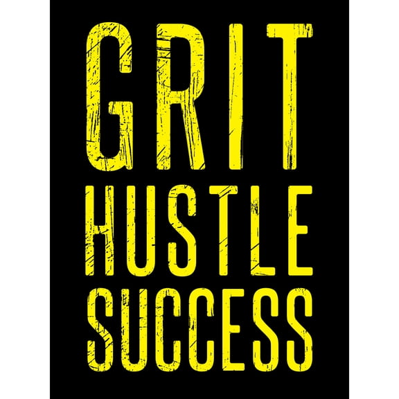Gym Motivation Grit Hustle Respect Exercise Workout Decor Extra Large XL Wall Art Poster Print
