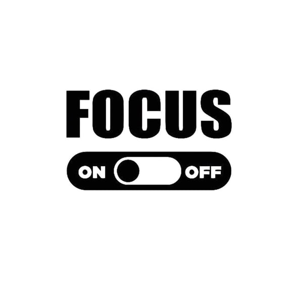 Gym Motivational Wall Art Decal Focus ON OFF Sport Fitness Vinyl Stickers Wallpaper Bedroom Living Room Decoration 50x30cm