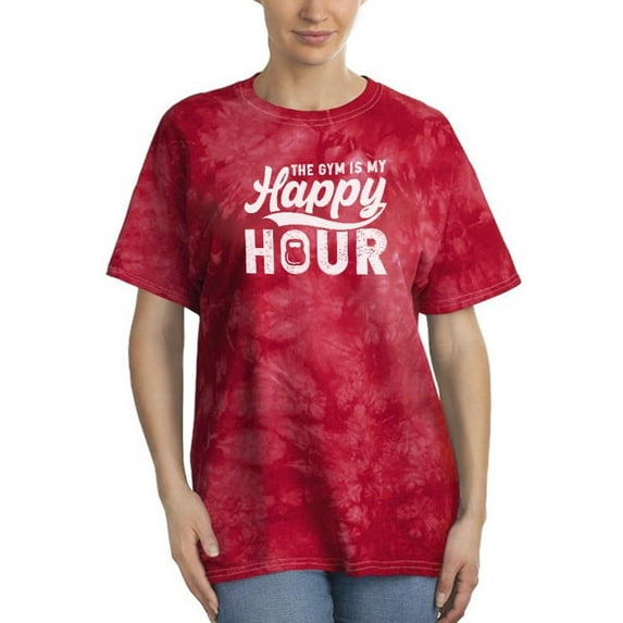 Gym, My Happy Hour Tie Dye Crystal Women -Image by Shutterstock, Female XX-Large