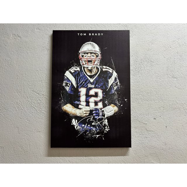 Gym Poster, Motivational Art Canvas, Man Cave Art Canvas, Football