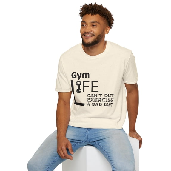 Gym Rat Bad Diet Exercise Lover Men Women Graphic Novelty