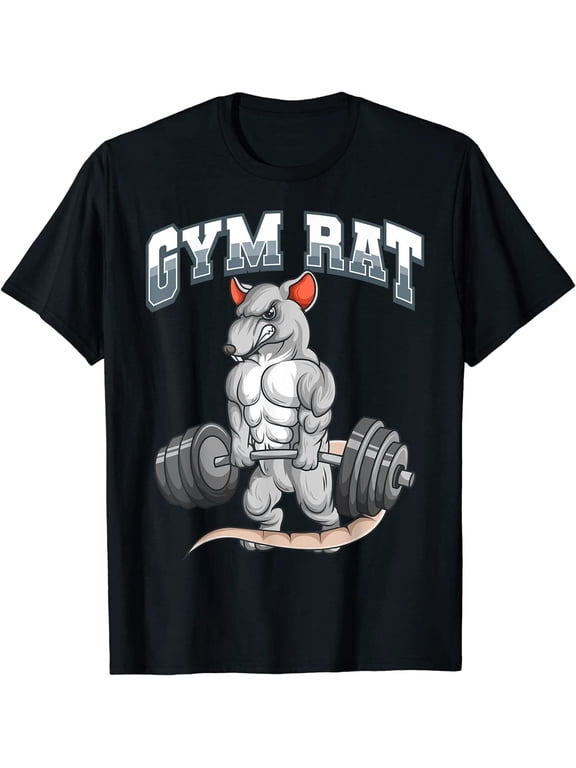 Gym Rat Fitness Bodybuilding Classic T-Shirt M-3XL
