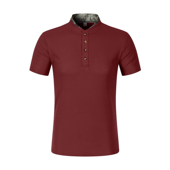 Mens Shirts Casual Stylish Button Down Short Sleeve Shirt Summer Vacation Shirts Loose Athletic Pullover Tee