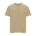thumbnail image 1 of Gym Shirts Men Short Sleeve,Men's Cotton Crewneck T-Shirts Short Sleeve Plain Tee Moisture Wicking Casual Tshirts Solid Color, 1 of 4