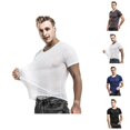 thumbnail image 1 of Gym Shirts Men Summer Solid Cool Ice Silk Crew Neck Short Sleeve Mens T-Shirts Sports Top, 1 of 5