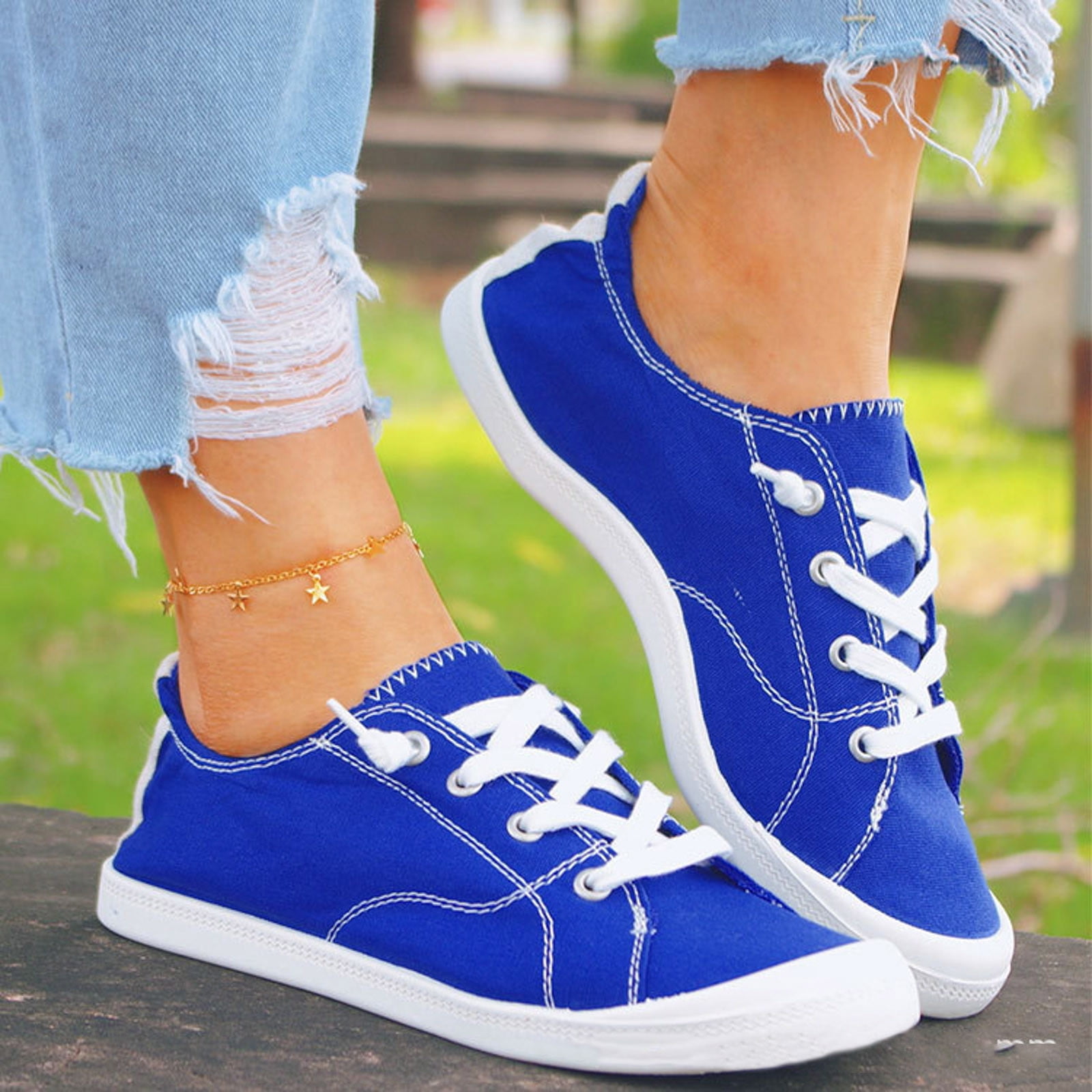 Gym Shoes Women Platform Clearance Lightweight Casual Running Shoes