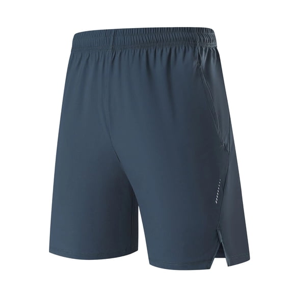 Gym Shorts Men 7 Inch Mens Athletic Shorts Quick Dry 7 Inch Running Shorts Breathable Mesh Gym Workout Shorts with Zipper Pockets