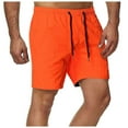 thumbnail image 1 of Gym Shorts for Men, Mens Big Tall Workout Shorts Casual Plus Size Quick-dry Elastic Waisted Solid Black Shorts with Pockets Athletic Running Shorts for Men Summer, 1 of 3
