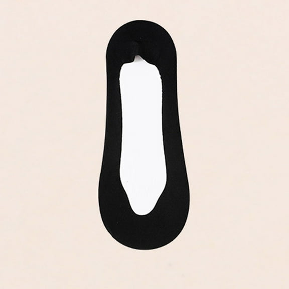 Gym Socks Women Women's Thin Seamless Socks in Summer Mesh Breathable Bottom Can't Slipping off with Short Socks. Black One Size