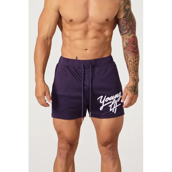 Gym Sports Fitness Men's Shorts American Style YA Clothing Brands Jogger Outdoor Running Basketball Training Shorts Beach Pants