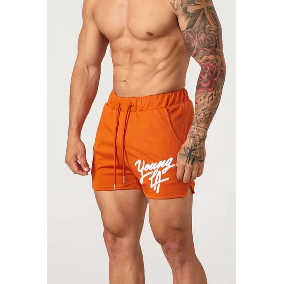 Gym Sports Fitness Men's Shorts American Style YA Clothing Brands Jogger Outdoor Running Basketball Training Shorts Beach Pants