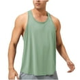 thumbnail image 1 of Gym Tank Tops For Men Qiggri Men's Solid Color Fashionable Leisure Fitness Sports Tank Athletic Tank Top, 1 of 5