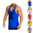thumbnail image 1 of Gym Tank Tops for Men Summer Racerback Scoop Neck Sleeveless Shirt Lightweight Breathable Athletic Workout Tanks, 1 of 5