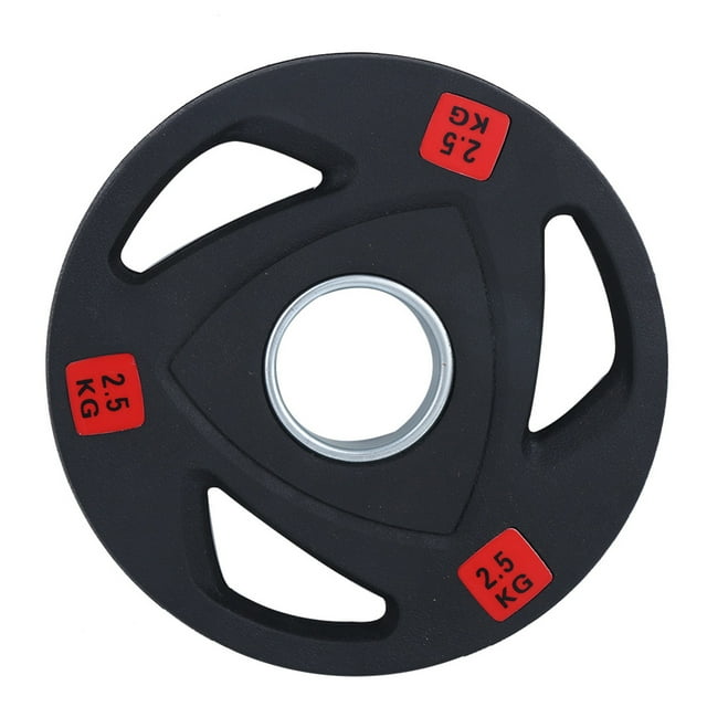 Gym Three Holes Hand Barbell Slice Large Holes Domestic Weight Lifting Fitness Equipment2.5KG