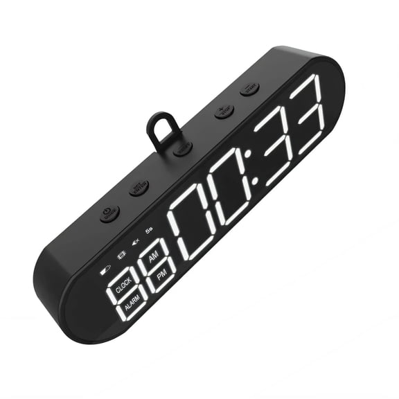 Gym Timer Clock with Remote for Clocks Timers Stopwatch Count Down/Up, Workout Timer Interval Clock with Buzzer