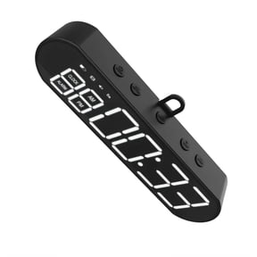 Gym Timer Clock with Remote for Home Gym Clocks Timers Stopwatch Count Down/Up, Workout Timer Interval Clock with Buzzer