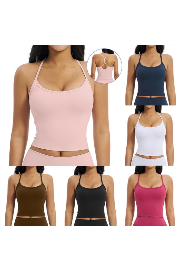 Gym Tops for Women Workout Sleeveless Summer Athletic Tank Tops Open Back Basic Undershirt Running Yoga Active Shirts Oversized Gym Clothes