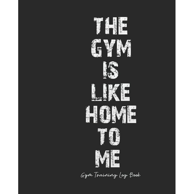 Gym Training Journal Notebook: Gym Training Log Book : Gym Diary Workout Log Book - Gym Activity - Cardio & Strength Log - Gym Fitness Notebook, 7.5" x 9.25" (Series #10) (Paperback)