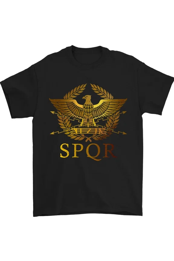 Gym Training Top Weightlifting Spqr Roman T-Shirt