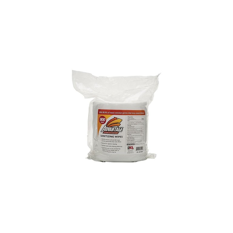 Gym Wipes Advantage Sanitizing Wipes No Scent 900 Sheets Roll 184811