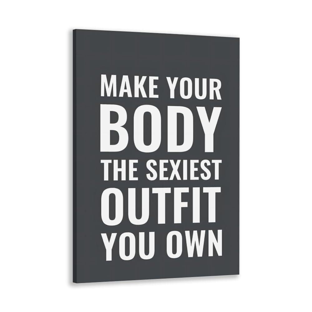 Gym fitness wall art collection motivational posters (6) real woman ...