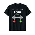 thumbnail image 1 of Gym is calling Shirt, Funny bodybuilder Muscle Training T-Shirt, 1 of 5