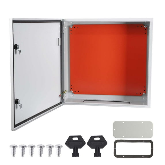 GymChoice NEMA Steel Electrical Junction Box, IP66 Water-resist & Dustproof, Outdoor/Indoor Electrical Enclosure Lockable Junction Box