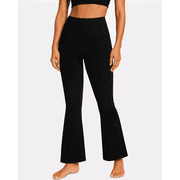 GYMCOPE Flare Leggings, Yoga Pants for Women, Workout Leggings for Women, Casual Bootcut Pants, Black XL