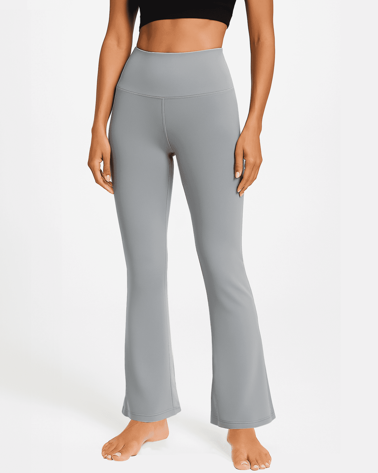 Pantalones cortos con bolsillos Cintura alta Control de barriga Spandex Entrenam