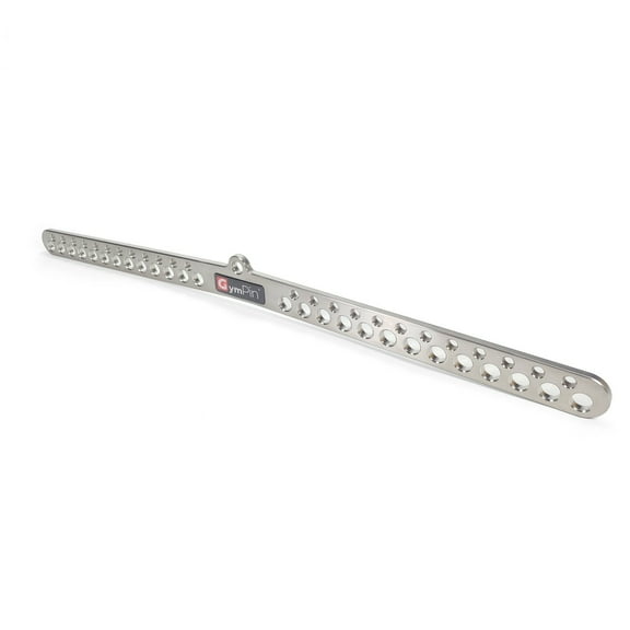 GymPin D-Handle Bar Cable Attachment - Adjustable Width Extendable Spreader Bar - LAT Pull Down Bar Pulley System for Cable Machine - Neutral Grip Workout Handles - Gym Equipment Accessories