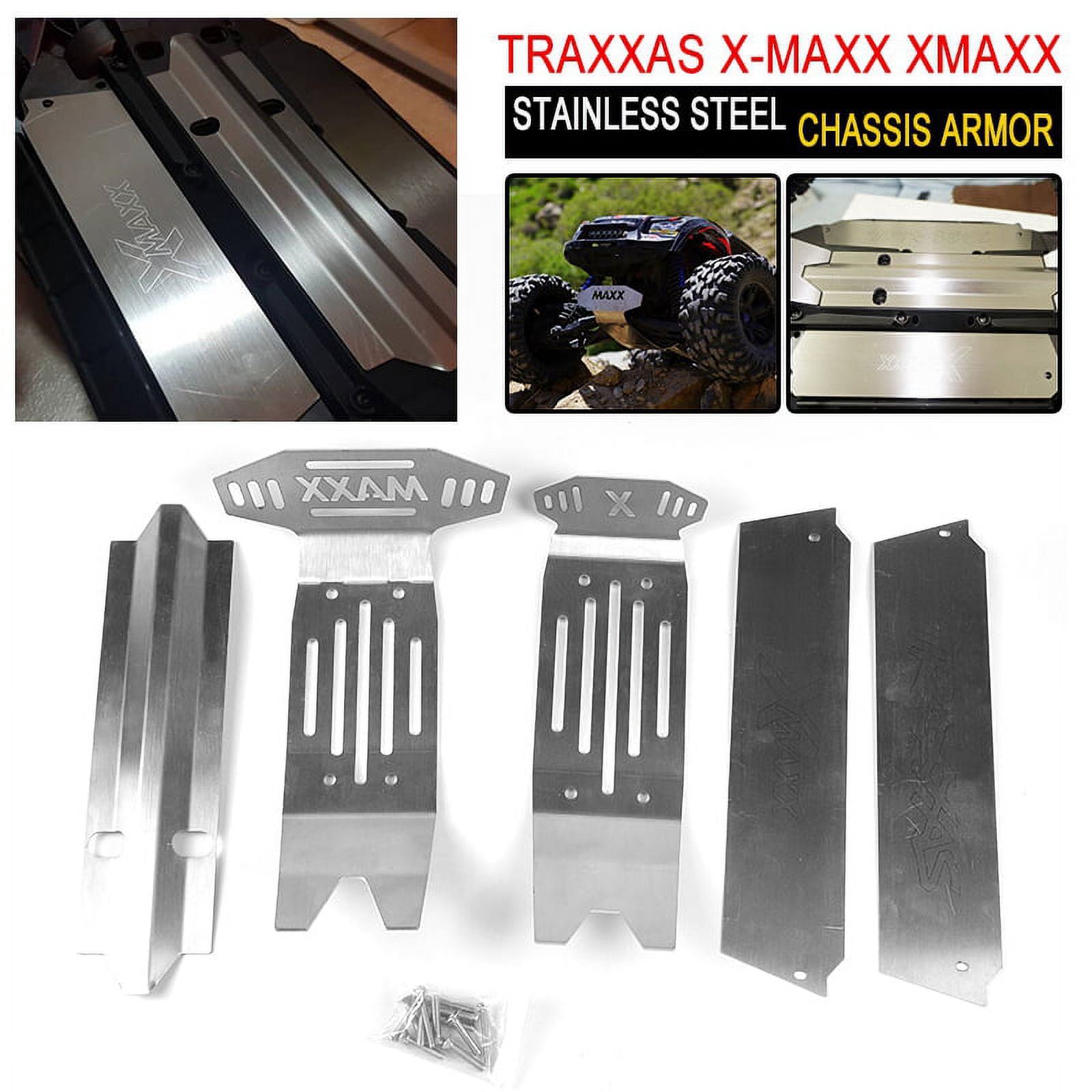 Gymark 1/5 Traxxas 6S 8S XMaxx XMAXX Stainless Steel Chassis Armor